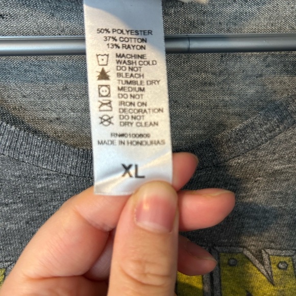 Junk Food Clothing Iron Man Graphic Tee - Gray and Yellow - Picture 3 of 5